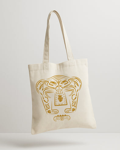 Bolsa-Pumas-Glifos Oro