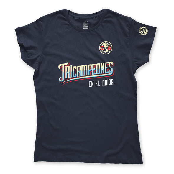 Playera-America-Tricampeones Amor-Dama