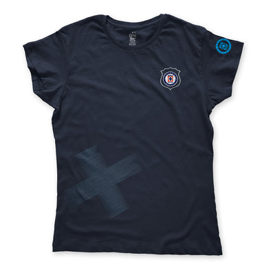 Playera-Cruz Azul-Retro-Dama