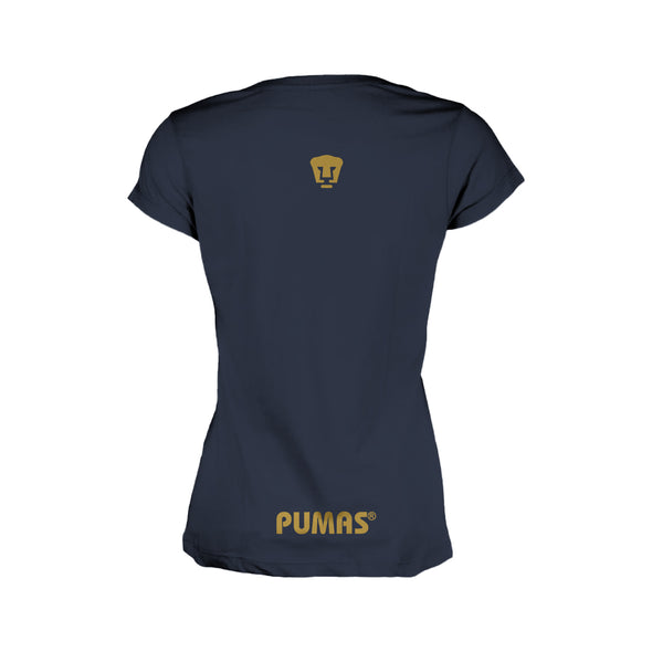 Playera-Pumas-Rugido Circulo-Dama