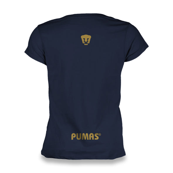 Playera-Pumas-Navidad Golden-Dama