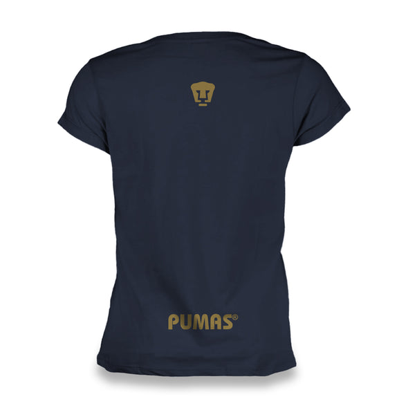 Playera-Pumas-Difuso Oro-Dama