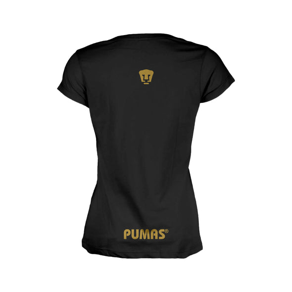 Playera-Pumas-Sentimiento Auri Black-Dama