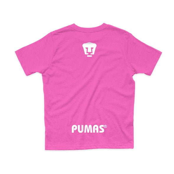 Playera-Pumas-Puma Star Rosa-Infantil